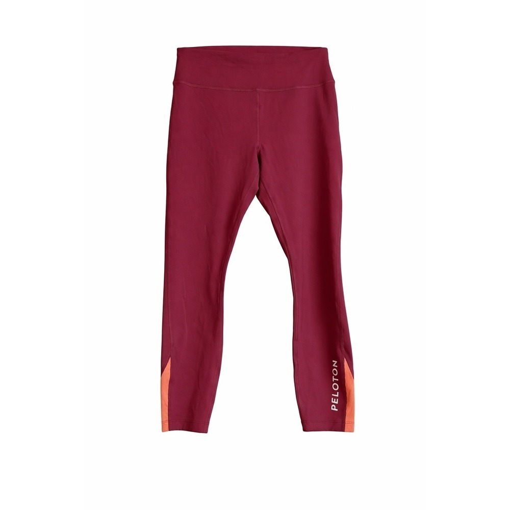 Peloton Move Mission Leggings – Plum with Apricot Insert – Size XL – EUC